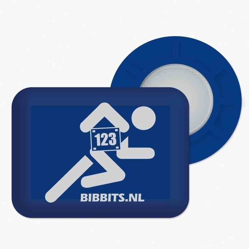 BibBits magnesy - biegacz granat