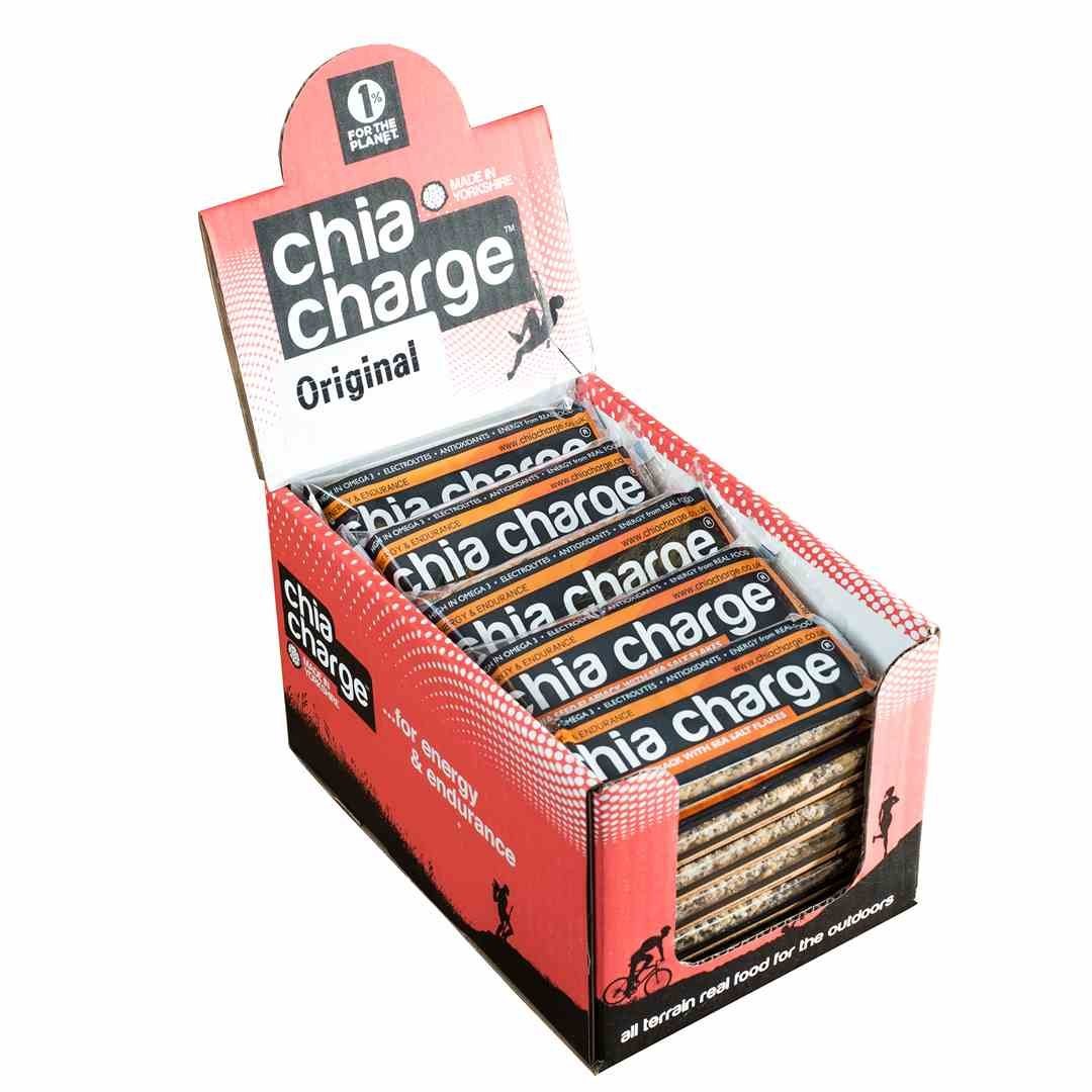 Chia Charge Original Flapjacks - baton energetyczny z nasionami chia 80g Chia Charge Original Flapjacks - baton energetyczny z nasionami chia 80g