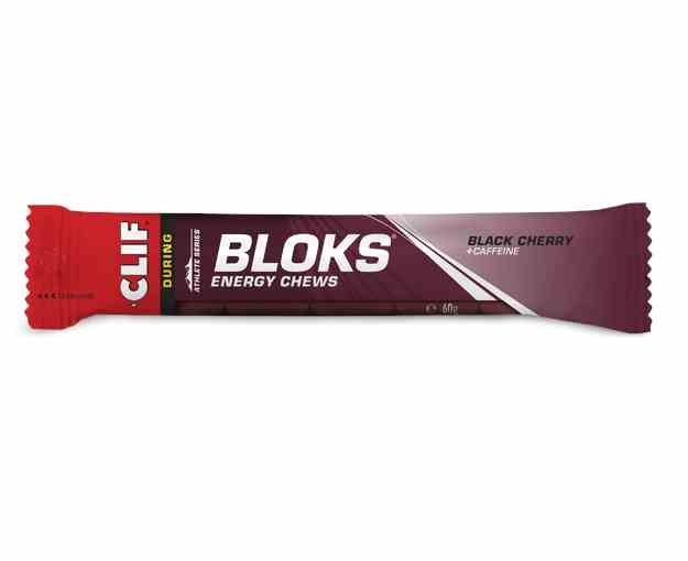 Clif Bloks Black Cherry galaretki energetyczne 60 g (100 mg kofeiny)