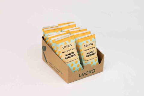 Lecka Fruit & Nut Bar Mango Coconut baton owocowy 40 g Lecka Fruit & Nut Bar Mango Coconut baton owocowy 40 g