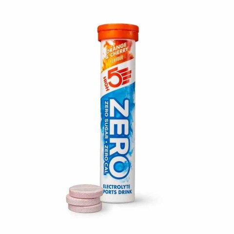 High5 Zero Electrolyte Sports Drink Orange & Cherry napój z elektrolitami o smaku pomarańczowo-wiśniowym 20 x 4 g High5 Zero Electrolyte Sports Drink Orange & Cherry napój z elektrolitami o smaku pomarańczowo-wiśniowym 20 x 4 g