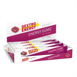 Dextro Energy Energy Gum Blackcurrant + Caffeine gumy energetyczne o smaku czarnej porzeczki z kofeiną 45g
