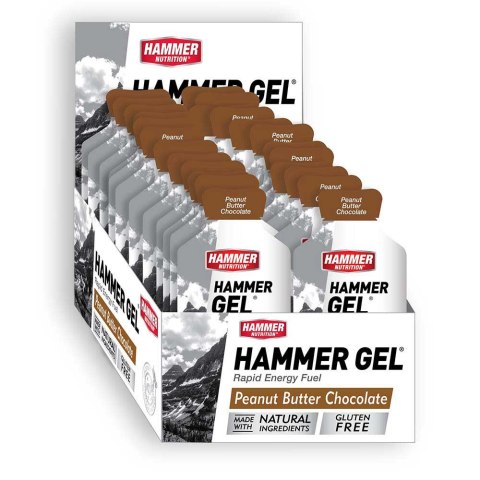 Hammer Nutrition Hammer Gel Peanut Butter Chocolate żel energetyczny z masłem orzechowym i czekoladą 33 g Hammer Nutrition Hammer Gel Peanut Butter Chocolate żel energetyczny z masłem orzechowym i czekoladą 33 g