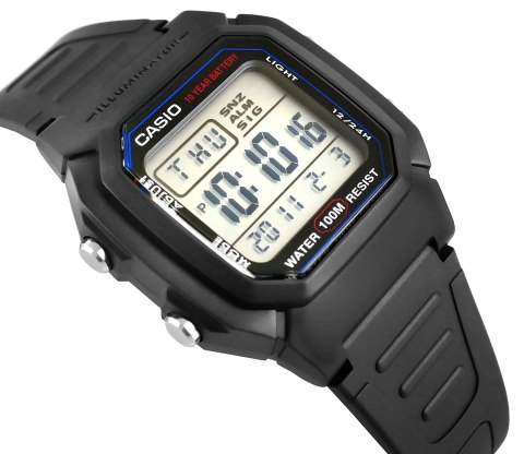Zegarek Męski CASIO W-800H-1AVES + BOX Zegarek Męski CASIO W-800H-1AVES + BOX
