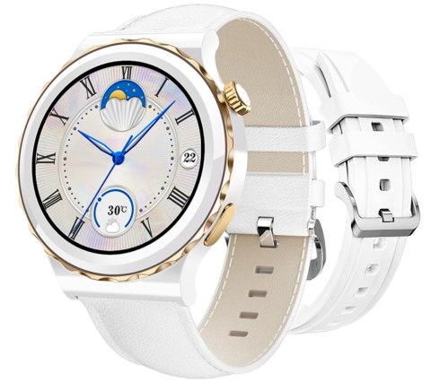 Smartwatch Damski Rubicon RNCE92 PRO White/2 x Pasek SMARUB171 Smartwatch Damski Rubicon RNCE92 PRO White/2 x Pasek SMARUB171