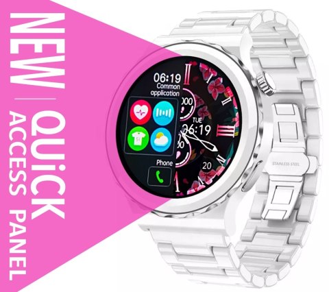 Smartwatch Damski Rubicon RNCE92 PRO White/2 x Pasek SMARUB171 Smartwatch Damski Rubicon RNCE92 PRO White/2 x Pasek SMARUB171