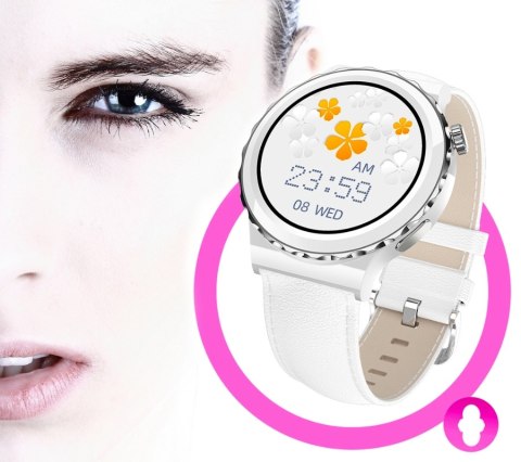 Smartwatch Damski Rubicon RNCE92 PRO White/2 x Pasek SMARUB171 Smartwatch Damski Rubicon RNCE92 PRO White/2 x Pasek SMARUB171