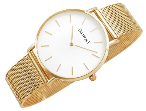 Zegarek Damski GIEWONT Harmony GW1970-1 Pure White/Gold Effect Zegarek Damski GIEWONT Harmony GW1970-1 Pure White/Gold Effect