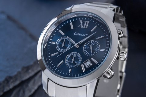 Zegarek Męski GIEWONT Apex Chrono GW6480-2 Chronograf Silver/Blue Zegarek Męski GIEWONT Apex Chrono GW6480-2 Chronograf Silver/Blue