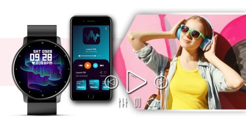Smartwatch Giewont Sport Around PRO SmartCall GW120-2 PRO - Carbon Smartwatch Giewont Sport Around PRO SmartCall GW120-2 PRO - Carbon