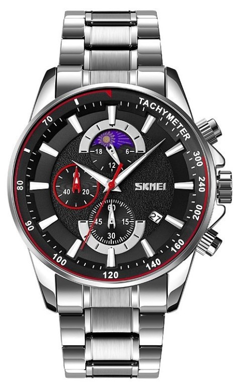 Zegarek Męski Skmei 9250SIBK + BOX Zegarek Męski Skmei 9250SIBK + BOX