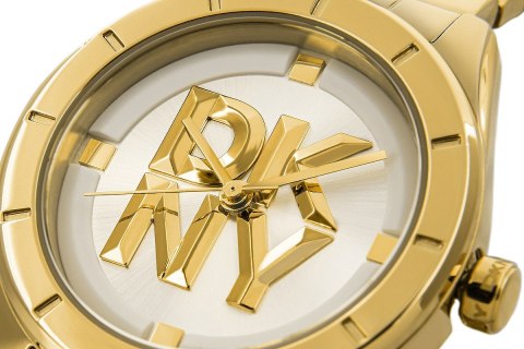 Zegarek Damski DKNY Chambers Midi Gold DK1L016M0065 + BOX Zegarek Damski DKNY Chambers Midi Gold DK1L016M0065 + BOX