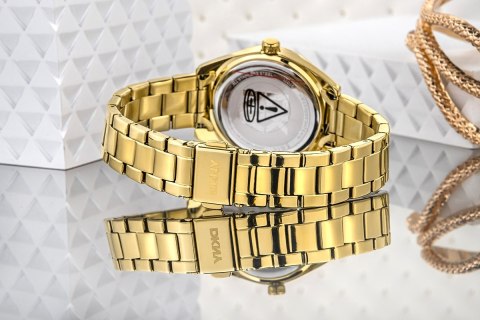 Zegarek Damski DKNY Chambers Midi Gold DK1L016M0065 + BOX Zegarek Damski DKNY Chambers Midi Gold DK1L016M0065 + BOX