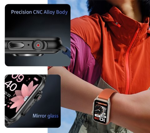 Smartwatch Damski RUBICON RNCF06 Black SMARUB222 Smartwatch Damski RUBICON RNCF06 Black SMARUB222