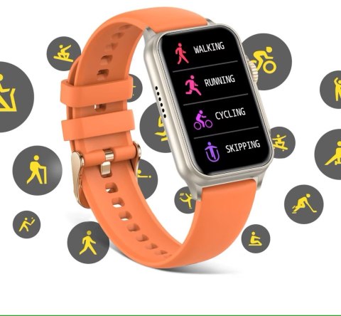 Smartwatch Damski RUBICON RNCF06 Black SMARUB222 Smartwatch Damski RUBICON RNCF06 Black SMARUB222