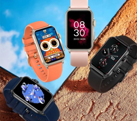 Smartwatch Damski RUBICON RNCF06 Rose Gold/Pink SMARUB223 Smartwatch Damski RUBICON RNCF06 Rose Gold/Pink SMARUB223