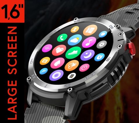 Smartwatch Męski RUBICON RNCF08 Black/Moro SMARUB232 Smartwatch Męski RUBICON RNCF08 Black/Moro SMARUB232