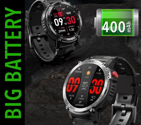 Smartwatch Męski RUBICON RNCF08 Black/Moro SMARUB232 Smartwatch Męski RUBICON RNCF08 Black/Moro SMARUB232