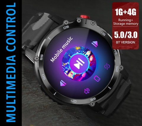 Smartwatch Męski RUBICON RNCF08 Black/Moro SMARUB232 Smartwatch Męski RUBICON RNCF08 Black/Moro SMARUB232