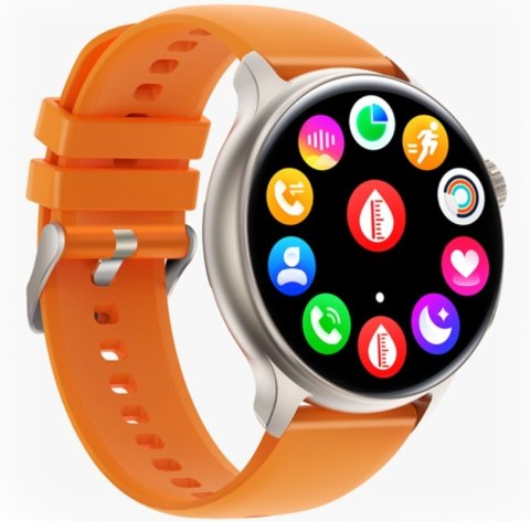 Smartwatch Męski RUBICON RNCF12 Tytan/Orange SMARUB245 Smartwatch Męski RUBICON RNCF12 Tytan/Orange SMARUB245