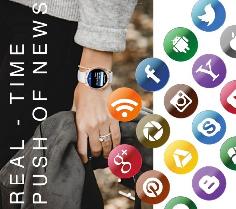 Smartwatch Męski RUBICON RNCF14 Black SMARUB250 Smartwatch Męski RUBICON RNCF14 Black SMARUB250