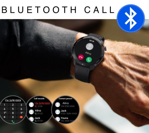 Smartwatch Męski RUBICON RNCF14 Black SMARUB250 Smartwatch Męski RUBICON RNCF14 Black SMARUB250