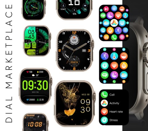 Smartwatch Męski RUBICON RNCF17 Tytan/Orange SMARUB269 Smartwatch Męski RUBICON RNCF17 Tytan/Orange SMARUB269