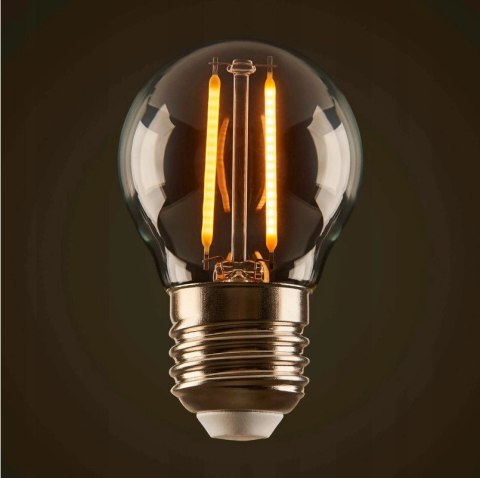 Girlanda ogrodowa 20m 40pkt + 40szt żarówka retro Edison LED 2W G45 E27 2700K ciepła