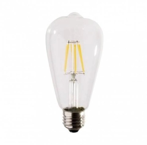 Girlanda ogrodowa żarówkowa 10m 10pkt + 10szt żarówka Edison LED 4W ST64 E27 6500K