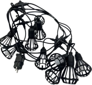 Girlanda świetlna łańcuch 10W 5m 10 żarówek imitujących płomień