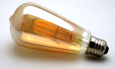 Girlanda świetlna ogrodowa żarówkowa 10m 10szt żarówek Edison LED 8W ST64 E27 2300K