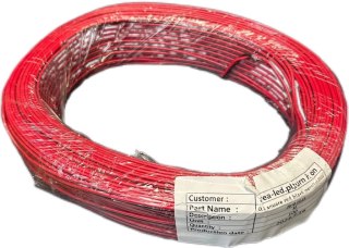 Kabel dwużyłowy do LED przewód 2*0.15 100m/rolka miedziany