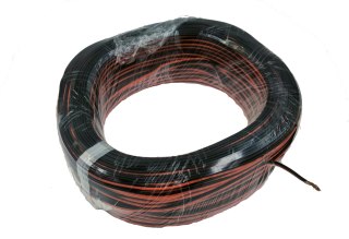 Kabel dwużyłowy do LED przewód 2*0.2 100m/rolka