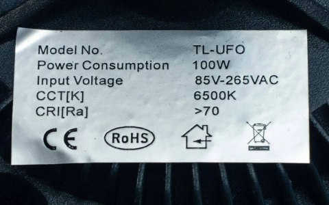 Lampa magazynowa oprawa przemysłowa led High Bay UFO Lampa High Bay UFO LED 200W 6500K 28000lm UGR