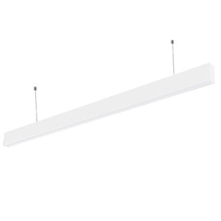 Lampa LED liniowa wisząca biurowa biała 100W 240cm 6000lm 4000K naturalna barwa