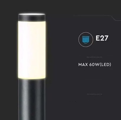 Lampa LED ogrodowa 45 cm zewnętrzny słupek stojący E27