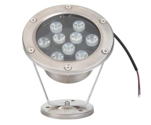Lampa basenowa fontannowa LED 9W Red IP65