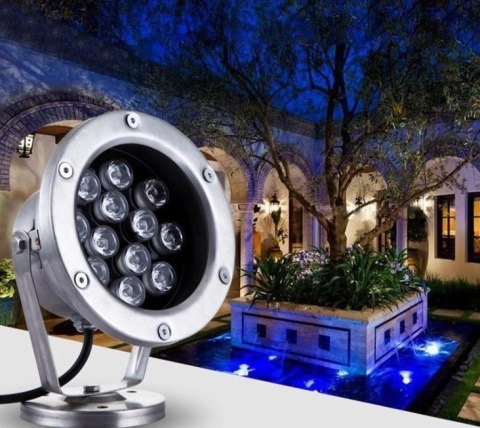 Lampa basenowa fontannowa LED 9W Red IP65