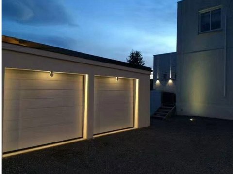 Lampa elewacyjna natynkowa kinkiet biała 9W 900lm Green IP65