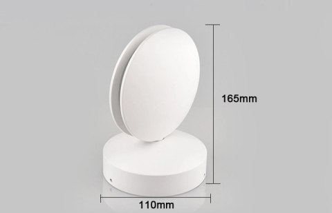 Lampa elewacyjna natynkowa kinkiet biała 9W 900lm Yellow IP65