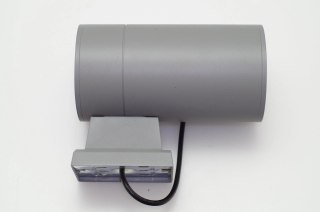 Lampa elewacyjna natynkowa punktowa kinkiet szara 1x9W 1200lm IP65 Kąt świecenia: 45 °