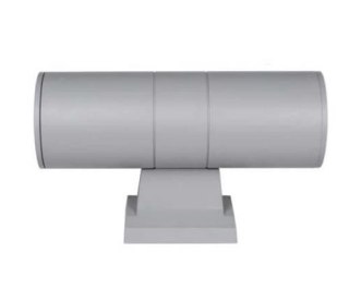 Lampa elewacyjna natynkowa punktowa kinkiet szara 2x9W 3000K 1800lm IP65 Kąt 45 °