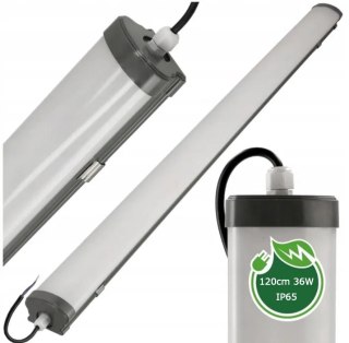 Lampa hermetyczna liniowa LED 120cm 36W 6000K 3000lm
