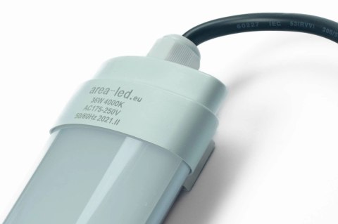 Lampa hermetyczna liniowa płaska LED 120cm 36W 6000K 3000lm