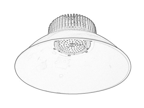Lampa magazynowa LED biała 200W 5700K 22000lm