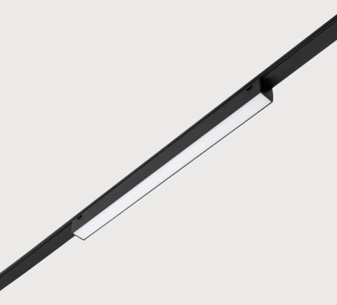 Lampa magnetyczna LED 30W 6000K szynowa liniowa czarna 48V