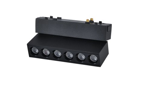 Lampa magnetyczna LED 6W 4000K szynowa liniowa czarna