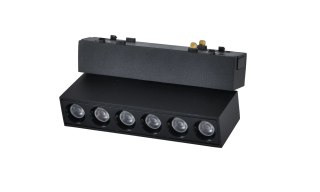 Lampa magnetyczna LED 6W 6000K szynowa liniowa czarna