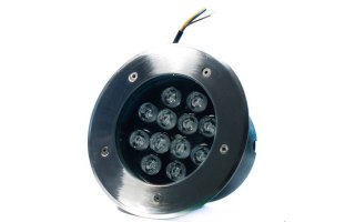 Lampa najazdowa dogruntowa 12W multicolor 1200lm kąt świecenia 30° IP65