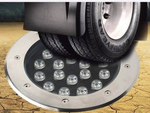 Lampa najazdowa dogruntowa LED 230V 6W 3000-3200K 600lm kąt świecenia 30° IP65